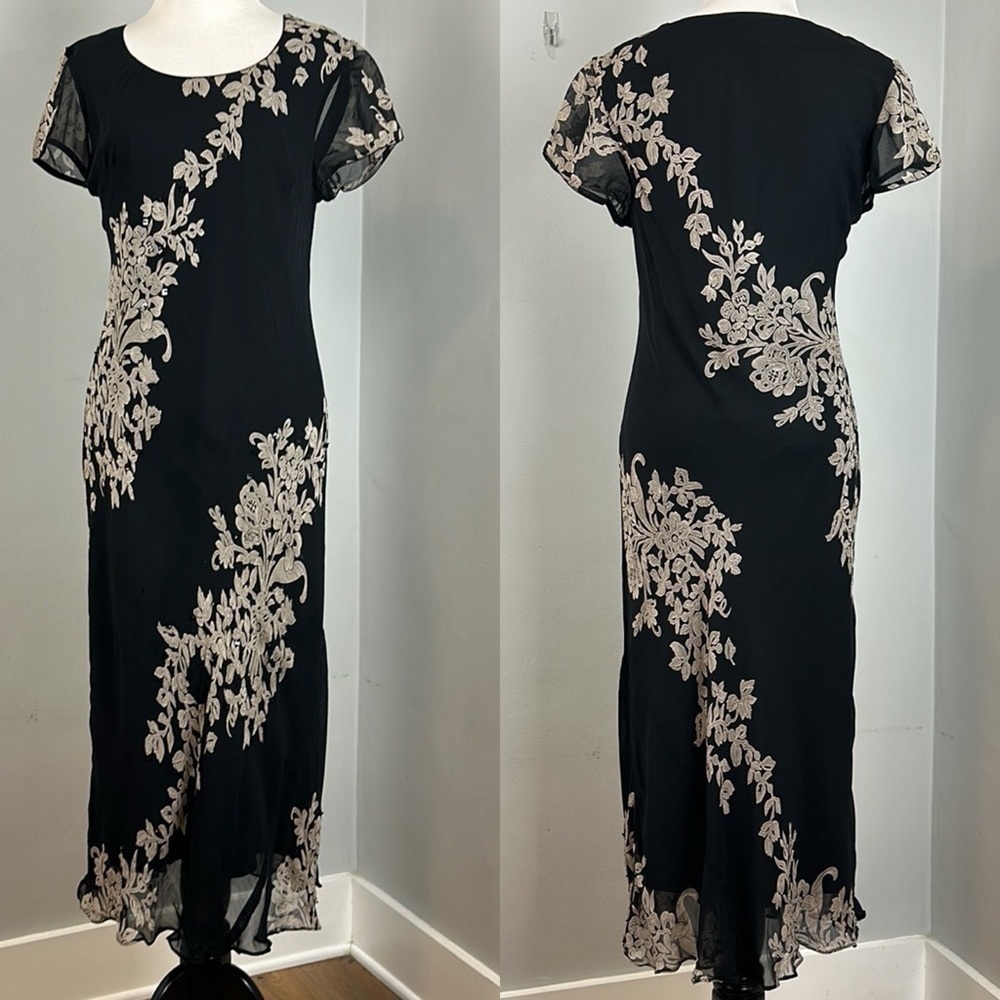 Vintage Slip Dress With Cap Sleeves
